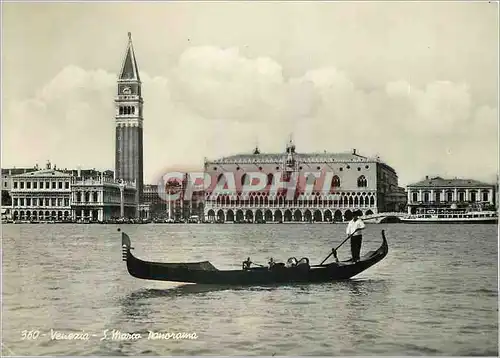 Cartes postales moderne Venezia S  Marco Panorama Bateau