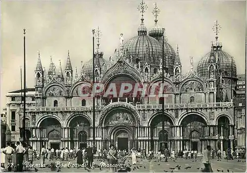 Moderne Karte Venezia Basilica di S Marco Basilique St Marc