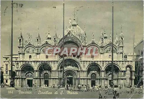 Moderne Karte Venezia Basilica di S Marco Basilique de St Marc