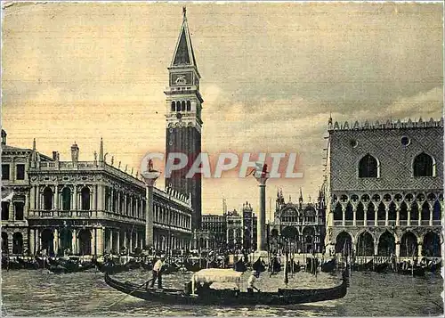 Cartes postales moderne Venezia Panorama Vue general Bateau