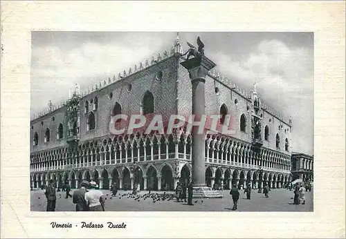 Cartes postales moderne Venezia Palazzo Ducale Bateaux