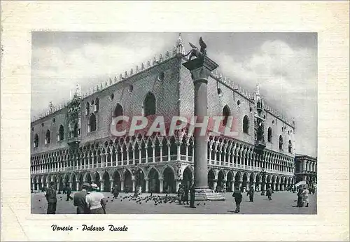 Moderne Karte Venezia Palazzo Ducale Bateaux