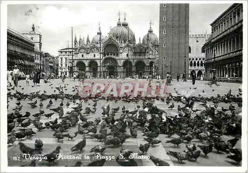 Moderne Karte Venezia Piccioni in Piazza S Marco Place St Marco