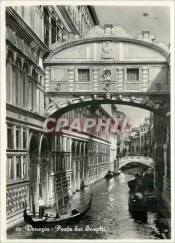 Moderne Karte Venezia Ponte dei Sospizi Bateaux