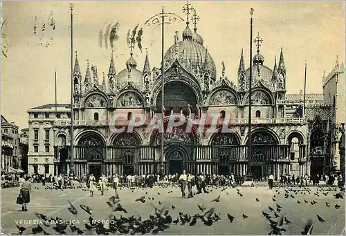 Cartes postales moderne Venezia Basilica S Marco Basilique de St Maro