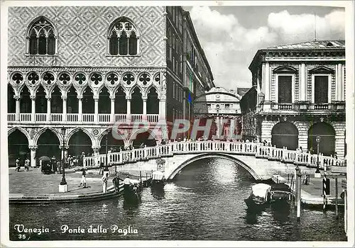 Moderne Karte Venezia Ponte della Paglia