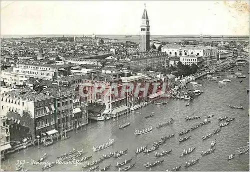 Cartes postales moderne Venezia Panorama Bateaux