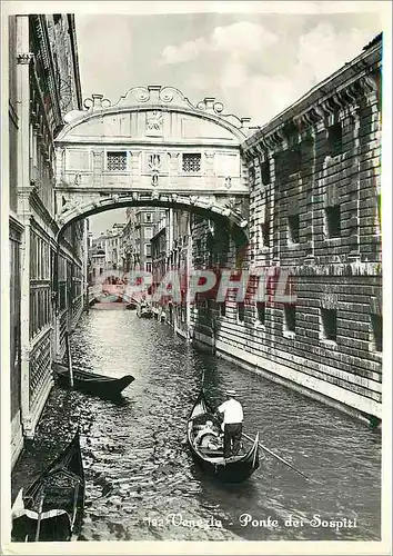 Moderne Karte Venezia Ponte dei Sospizi Bateaux