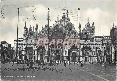 Moderne Karte Venezia Chiesa S Marco Eglise St Marc