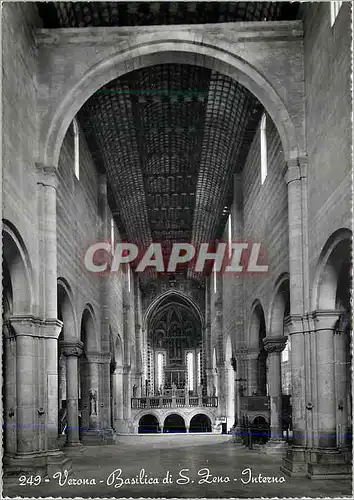 Cartes postales moderne Verona Basilica di S Zeno Interno Basilique de S Zeno L'interieur