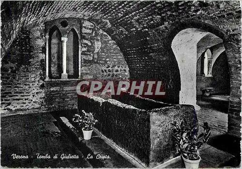 Cartes postales moderne Verona Tomba di giulietta La Cripta