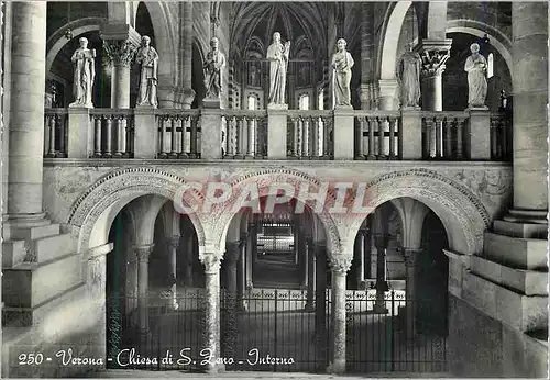 Cartes postales moderne Verona Chiesa di S Zeno Interno Eglise de S Zeno Interieur