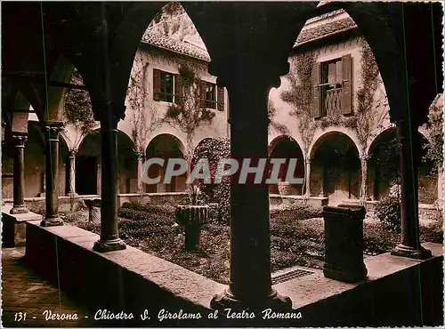 Cartes postales moderne Verona Chiostro S Girolamo al Teatro Romano
