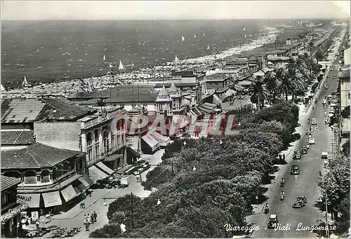 Cartes postales moderne Viareggio Viali Lungomore Allees le long de la mer