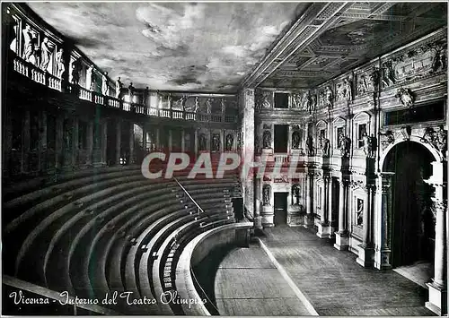 Moderne Karte Vicenza Interno del Teatro Olimpico Vicence Theatre Olympique Interieur