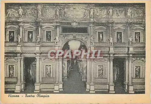 Moderne Karte Vicenza Teatro Olimpico