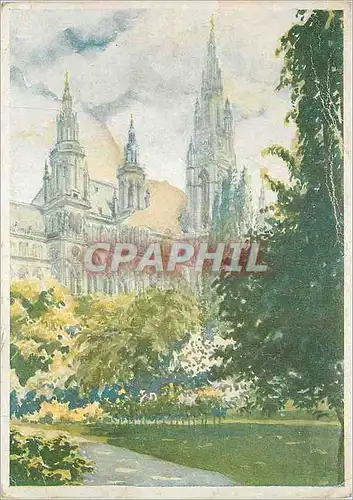 Cartes postales moderne Vienne Rathaus