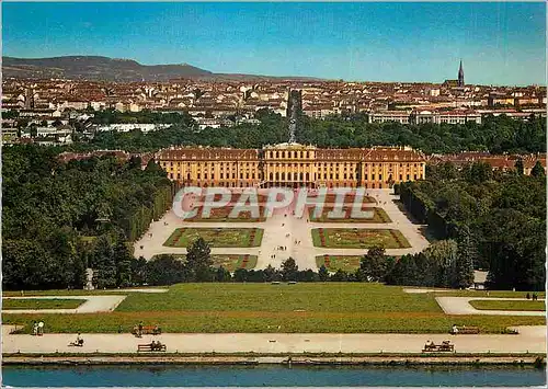 Moderne Karte Vienne Schlotz Schonbrunn Blid von der cloriette