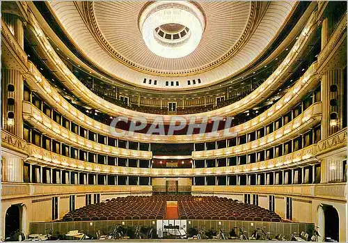 Moderne Karte Vienne Vue interieur de l'Opera