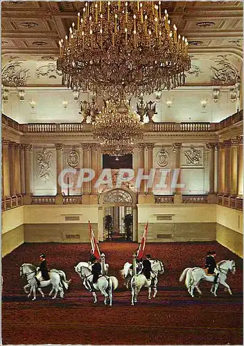 Cartes postales moderne Vienne Spanische Reitschule Schulquadrille Cheval Equitation