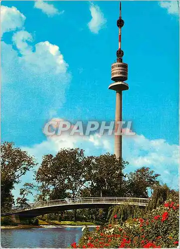 Moderne Karte Vienne Donauturm