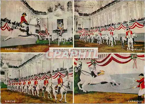 Cartes postales moderne Vienne Ecole d'equitation de la Cour Espagnole Militaria Chevaux