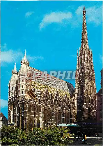 Moderne Karte Vienne Cathedrale de St Etienne