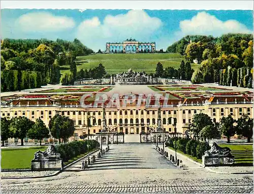 Moderne Karte Vienne Chateau de Schoenbrunn La Gloriette