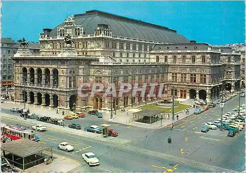 Moderne Karte Vienne Le Theatre de l'Opera Tramway