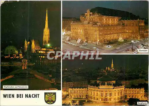Cartes postales moderne Vienne Bei Nacht
