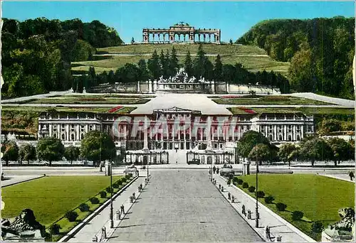 Moderne Karte Vienne Chateau de Schonbrunn La Gloriette