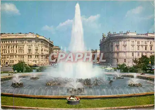 Moderne Karte Vienne The Hochstrahlbrunnen (High Fountain)