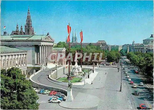 Cartes postales moderne Vienne Parlement mit Ringstrabe
