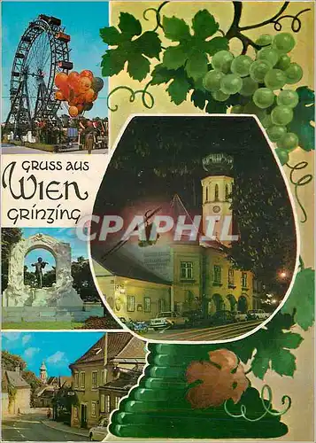 Cartes postales moderne Vienne  Riesenrad Johann Strauss Denkmal Grinzing