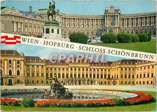 Moderne Karte Vienne Souvenir de Vienne