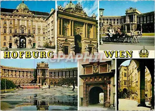Cartes postales moderne Vienne Bilder Oben Innenhof Michaelertor Hofburg