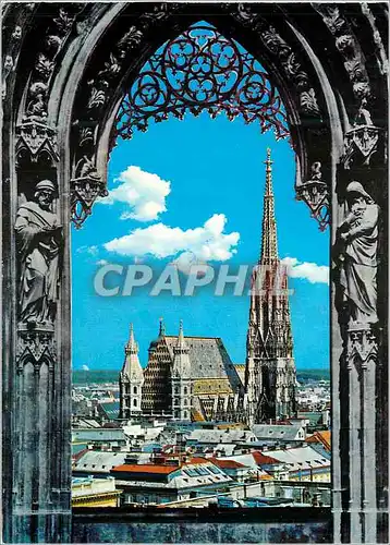 Moderne Karte Vienne Cathedrale de St Etienne