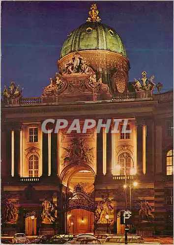 Cartes postales moderne Vienne Porte de Michel illuminee