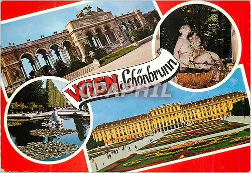 Moderne Karte Vienne Gloriette Schoner Brunnen ScholB Schonbrunn Nymphenbrunnen