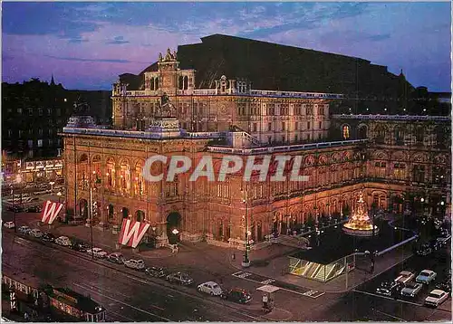 Cartes postales moderne Vienne L'Opera d'Etat Tramway