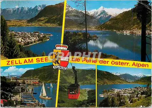 Cartes postales moderne Zell am See die Perle der Osterr Alpen Salzburg