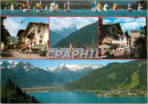 Cartes postales moderne Zell am See mit Kitzsteinhorn Salzburger Land Austria