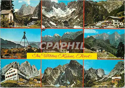 Cartes postales moderne Im Wilden Kaiser Tirol Naturschutzgebiet Wilder Kaiser Tirol