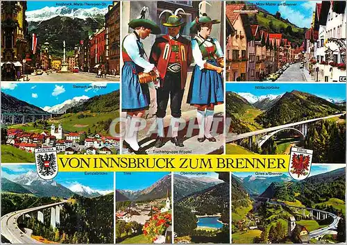 Cartes postales moderne Von Innsbruck Zum Brenner Tirol