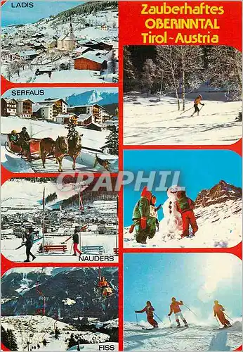 Cartes postales moderne Zauberhaftes Oberinntal Tirol Austria Ladis Serfaus Nauders Fiss Osterriech das Land in dem der