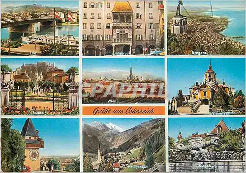 Cartes postales moderne Vienne GruB aus Osterreich