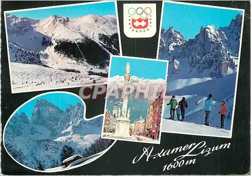 Cartes postales moderne Axamer Lizum Austrogungsart der Alpinen Schiwalloewerbe Jeux Olympiques Innsbruck