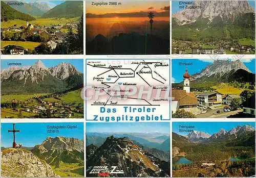 Cartes postales moderne Das Tiroler Zugspitzgeblet