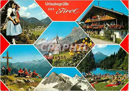 Cartes postales moderne Urlaubsgrube aus Tirol Saluts de Tyrol