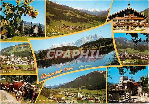 Cartes postales moderne Brixental Tirol Schwarzsee Das liebliche Brixental erstreckt sich vom